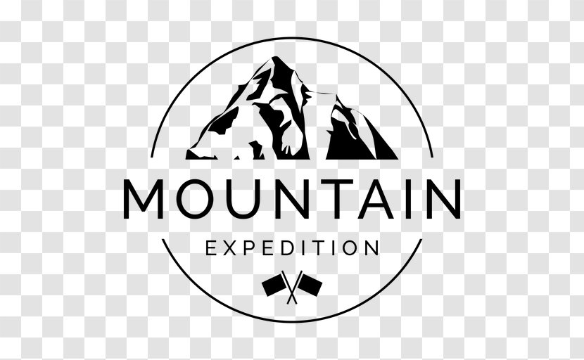 Logo Mountain - Black - Mammal Transparent PNG