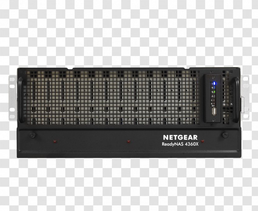 Network Storage Systems Data NETGEAR ReadyNAS 4360X 60-bay NAS 4360S - Audio Receiver - 4u Business Solutions Nv Transparent PNG