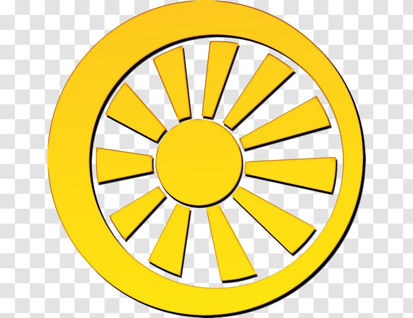 Yellow Clip Art Circle Sticker Symbol Transparent PNG