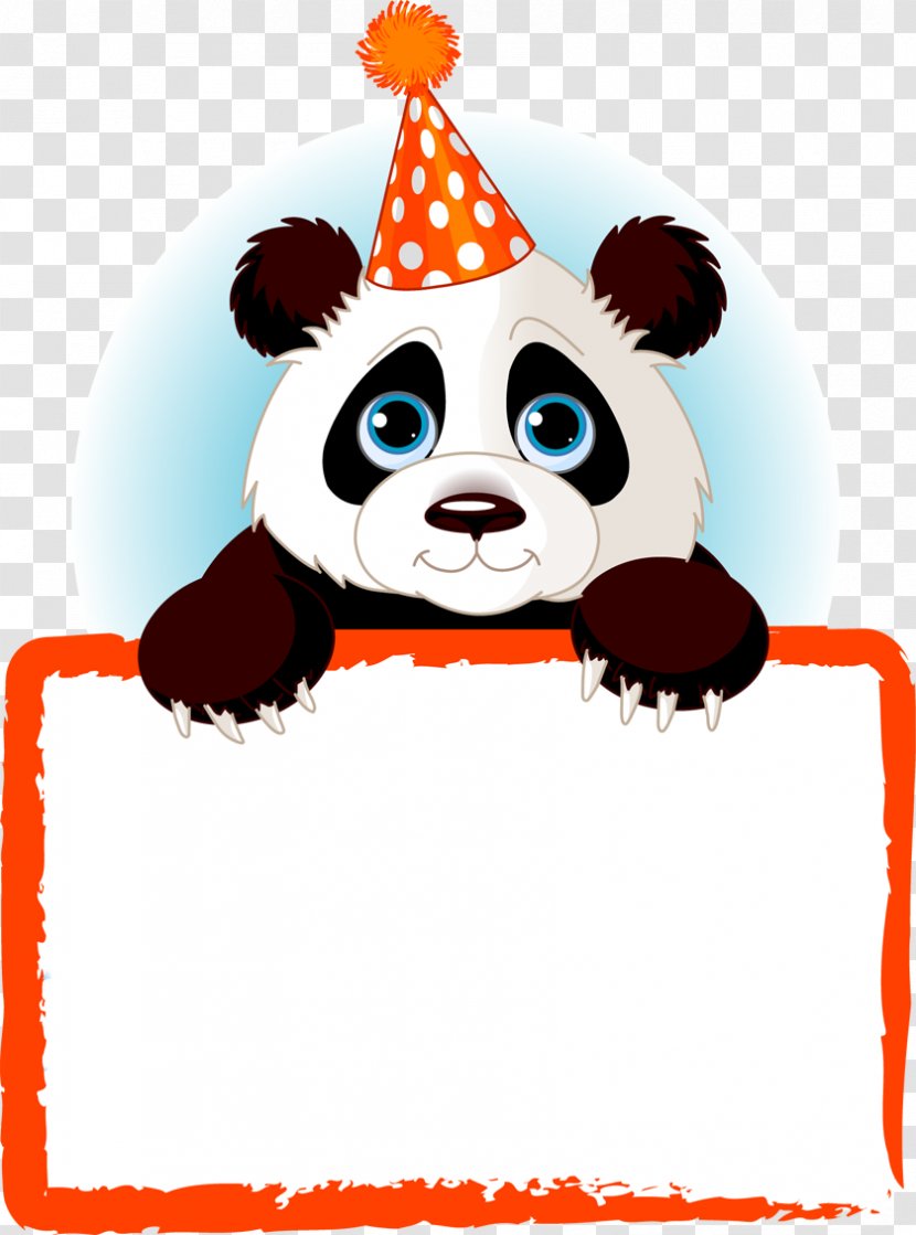 Giant Panda Birthday Cake Clip Art - Party - Label Transparent PNG