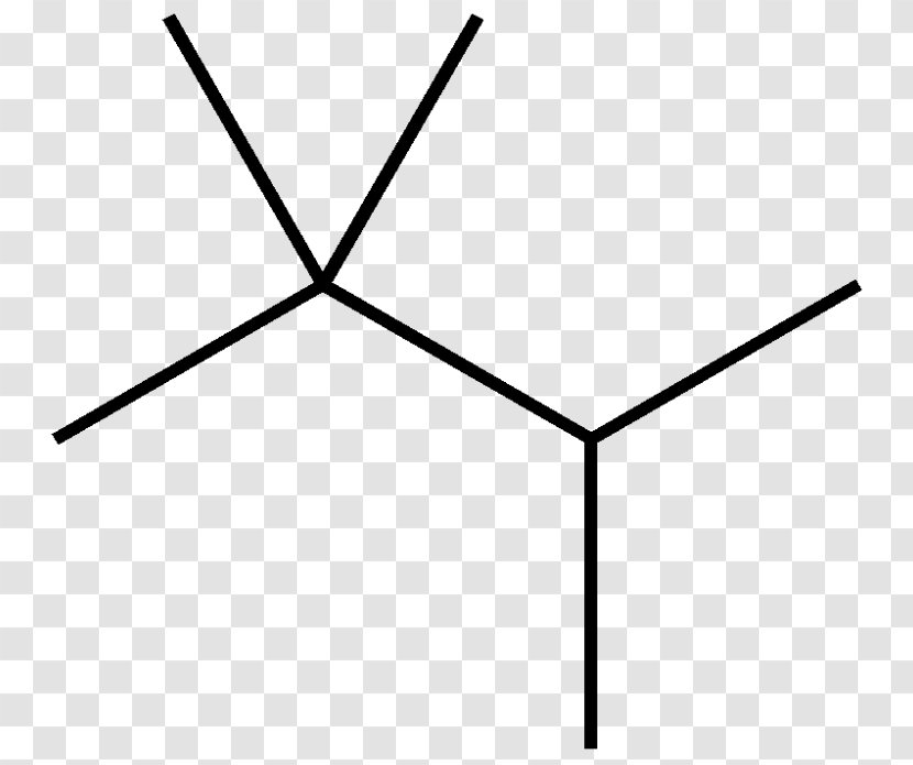 Triptane 2,2,4-Trimethylpentane 2,3,4-Trimethylpentane Heptane 2,3,3-Trimethylpentane - Line Art - Black Transparent PNG