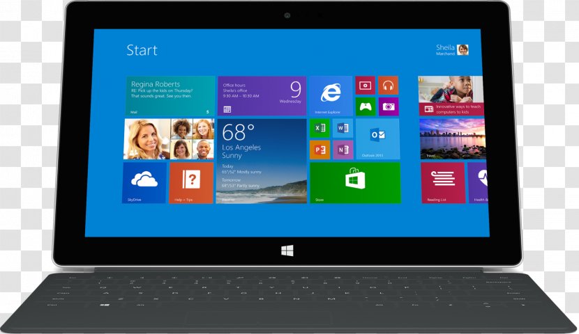 Surface Pro 2 Laptop Transparent PNG