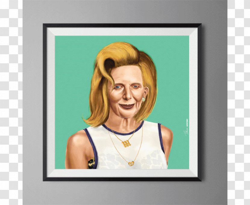 Margaret Thatcher Amit Shimoni Illustration Poster Design - Art Transparent PNG