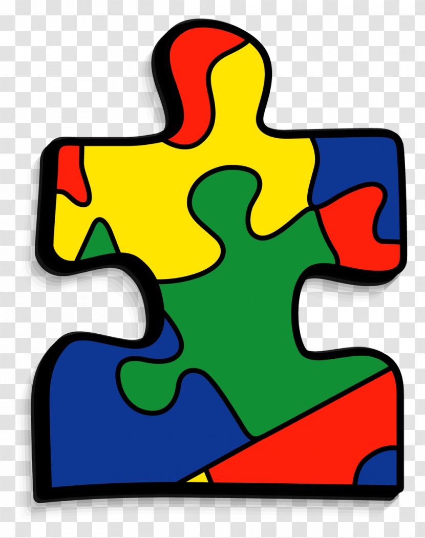 Jigsaw Puzzle Autism Autistic Spectrum Disorders Clip Art - Coloring Book Transparent PNG