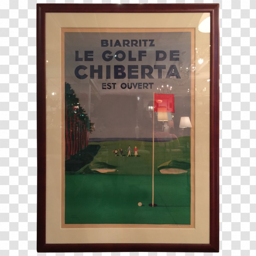 Poster Artist Biarritz NAS Golf Chiberta - Printmaking - Old Transparent PNG