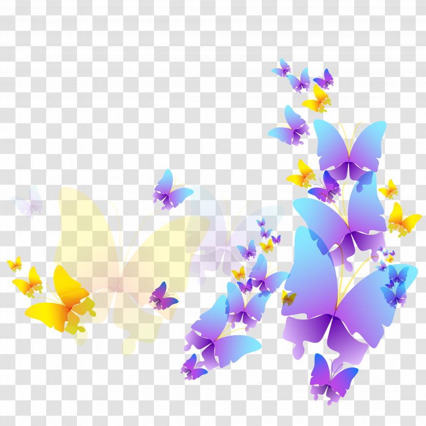 Butterfly Digital Image Clip Art - 3d Computer Graphics Transparent PNG