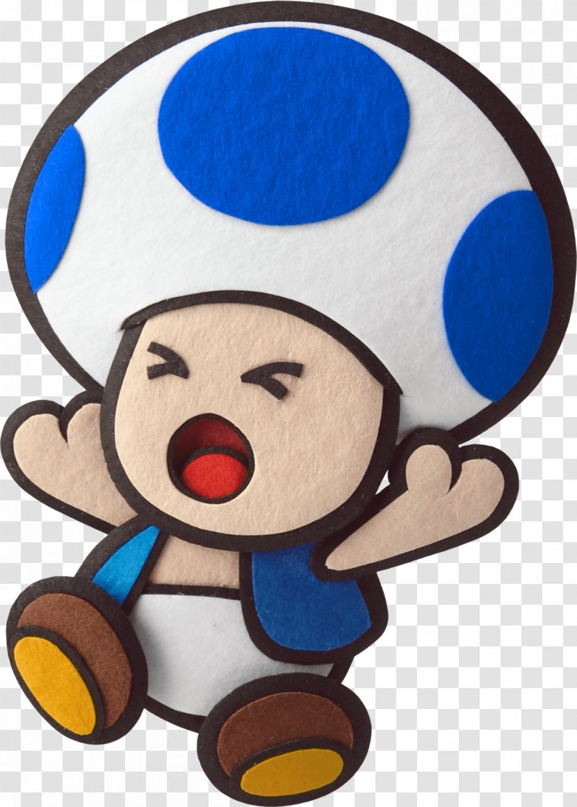 Paper Mario: Sticker Star Mario Bros. Toad Super - Nintendo - Bros Transparent PNG