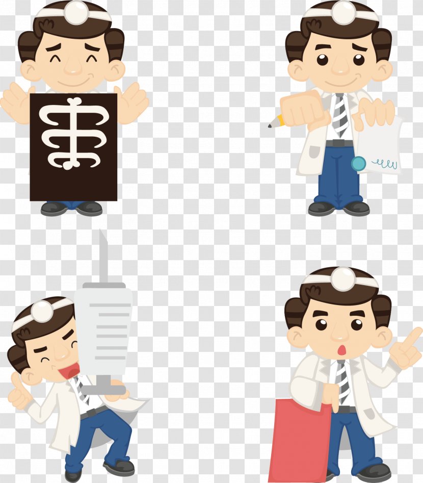 Physician - Health - Doctor Cartoon Elements Transparent PNG