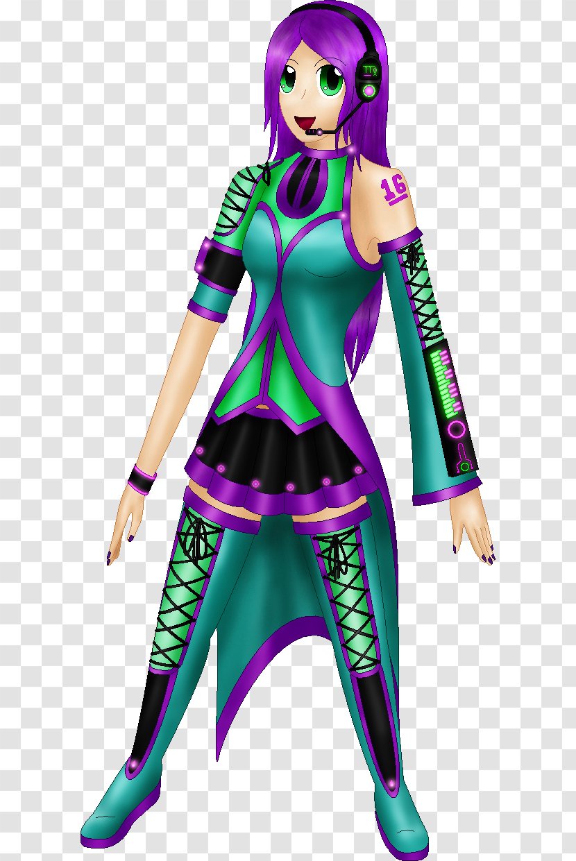 Costume Design Character - Purple - Horay Transparent PNG