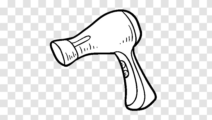 Comb Hair Dryers Coloring Book Drawing - Cabelo Transparent PNG