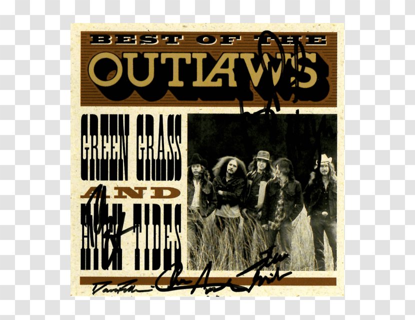 Best Of The Outlaws: Green Grass And High Tides & - Cartoon - Products Album Cover Transparent PNG