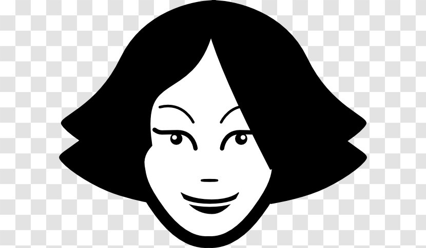 Woman Smiley Face Clip Art - Flower - Cliparts Transparent PNG