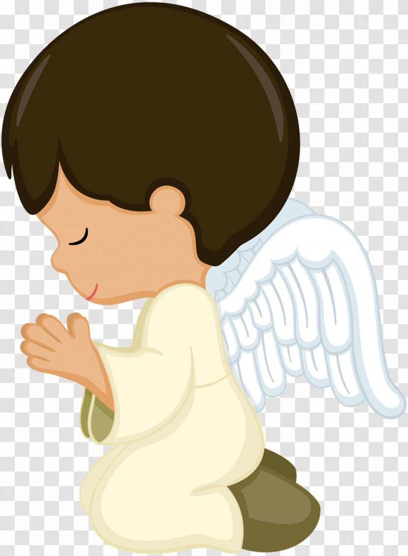 Angel Cartoon - Thumb - Pray Transparent PNG