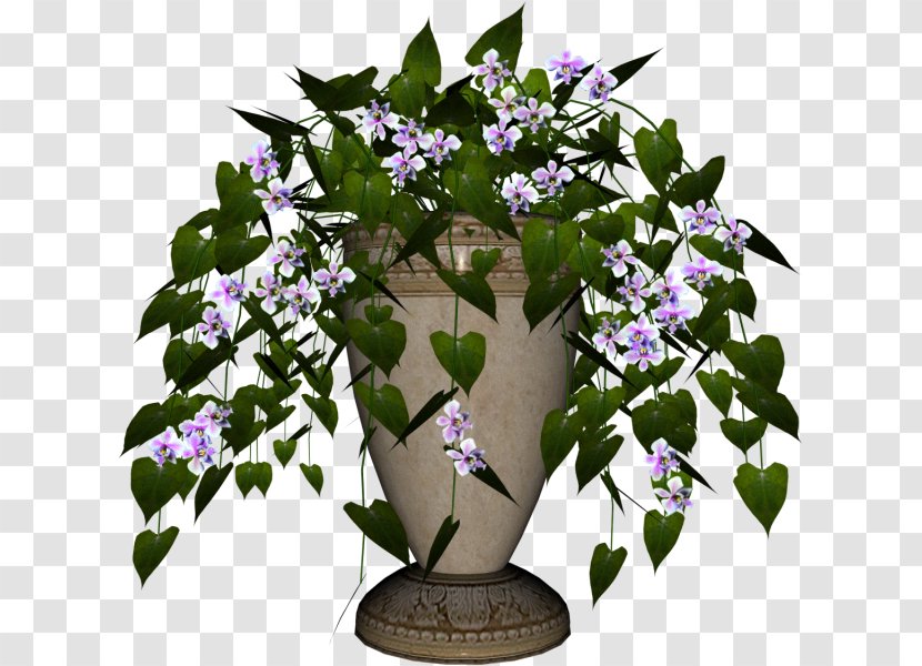 Floral Design Flowerpot Violet Houseplant Transparent PNG