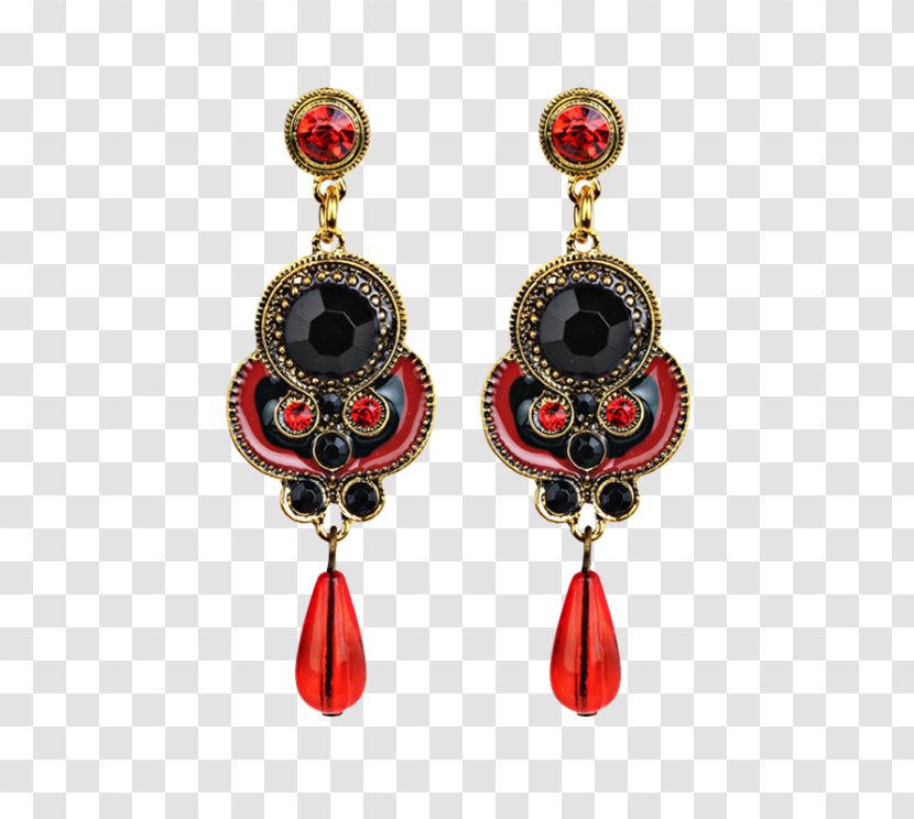Earring Imitation Gemstones & Rhinestones Fashion Jewellery - Pearl Transparent PNG
