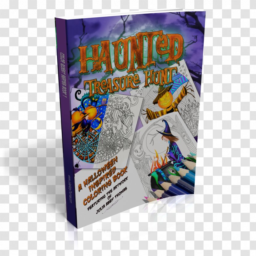 Haunted Treasure Hunt: A Halloween Inspired Coloring Book Trucks Amazon.com Cover Transparent PNG