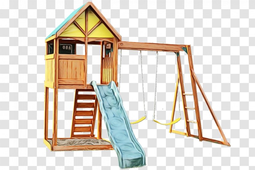 Playground Cartoon - Chute - House Recreation Transparent PNG