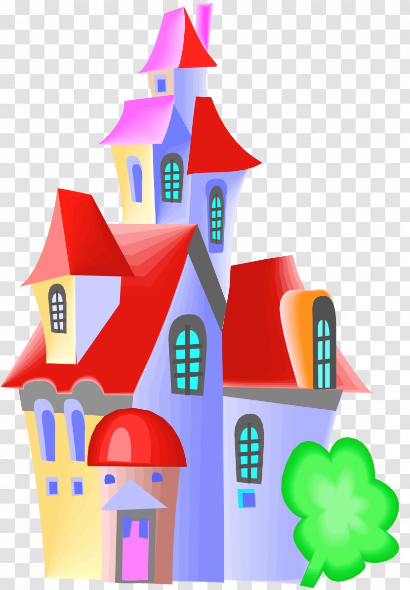 Castle Cartoon - Drawing - Fairy Tale Transparent PNG