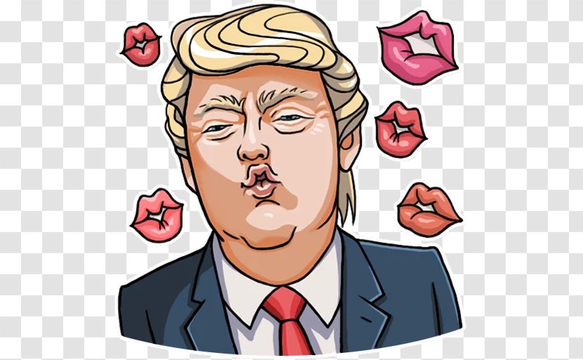 Donald Trump Sticker Telegram Politician Clip Art - Tree Transparent PNG