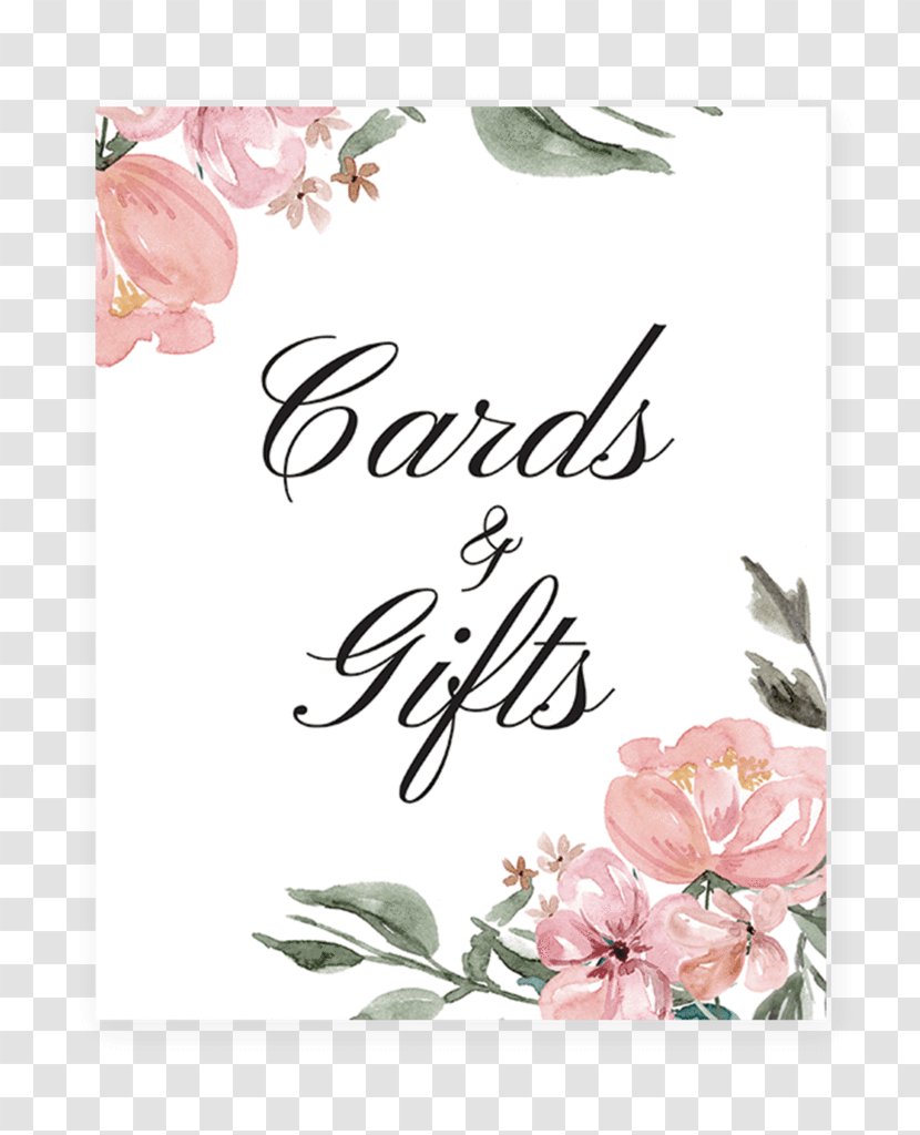 Garden Roses Floral Design Wedding Invitation Baby Shower Greeting & Note Cards - Rose Family - Announcement Card Transparent PNG