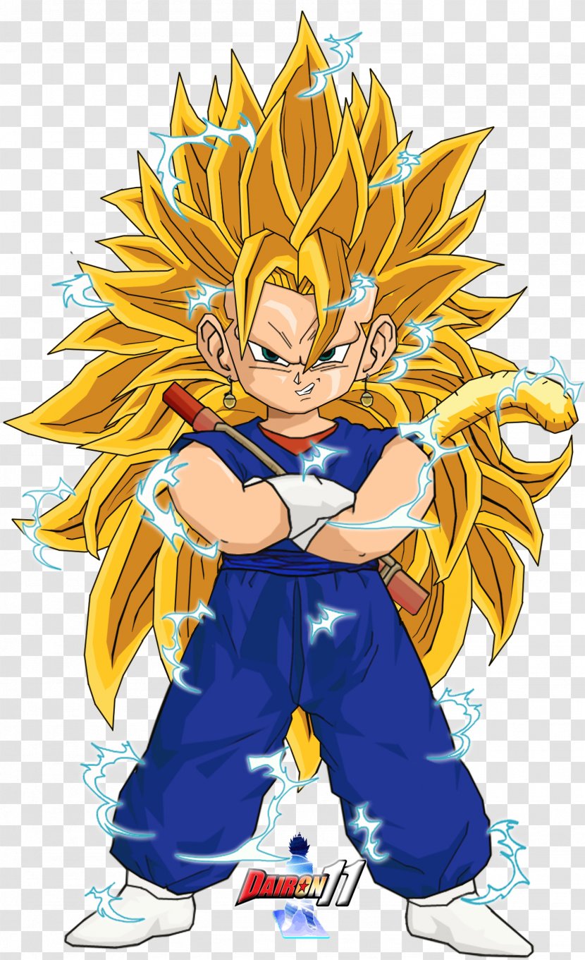 Dragon Ball Son Goku Super Saiyan 1, Goku Trunks Vegeta Gohan Majin Buu,  Dragon Ball Goku, boy, cartoon, cell png