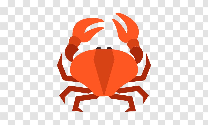 Crab Symbol Icon - Cartoon Transparent PNG