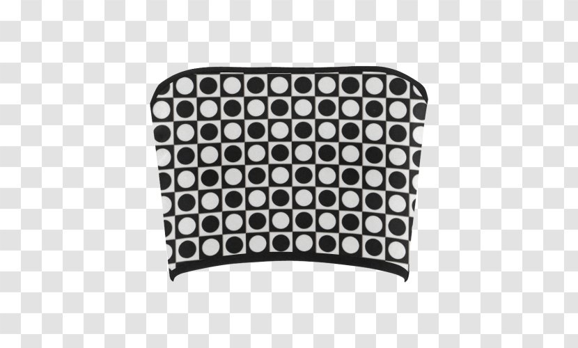 Polka Dot White Rectangle Black M - Visual Arts - Dotted Square Transparent PNG