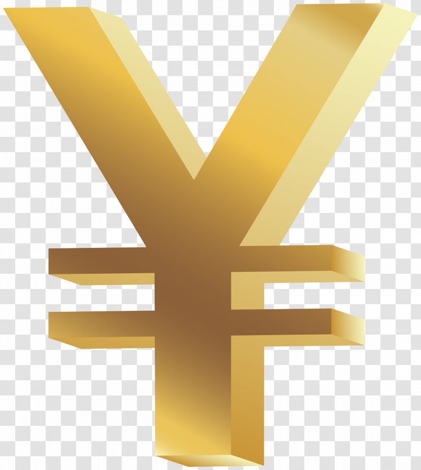 Yen Sign Japanese Symbol Clip Art - Symmetry Transparent PNG