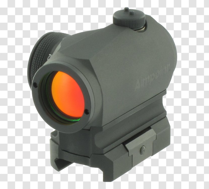Aimpoint AB Red Dot Sight Firearm Reflector - Frame - Sights Transparent PNG