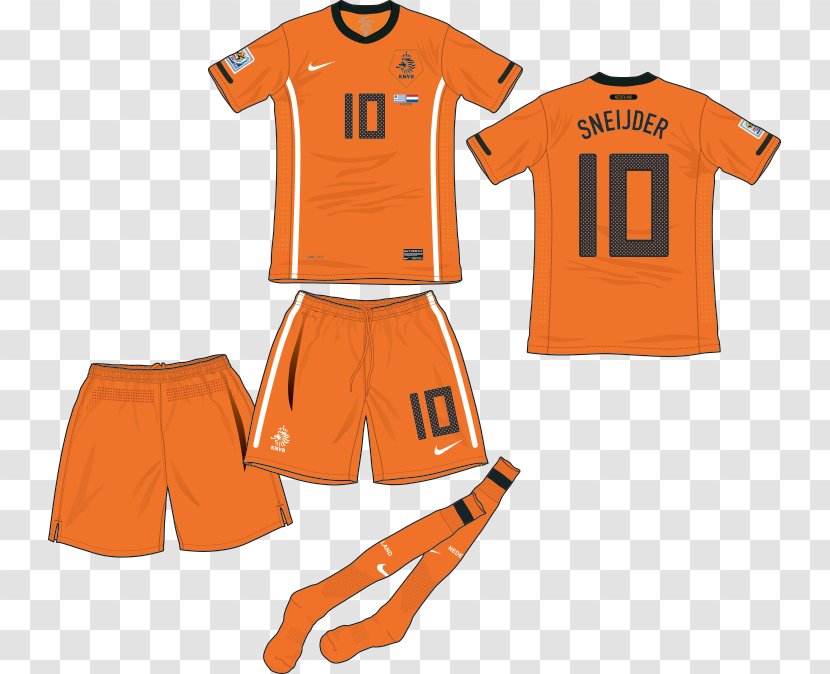 2010 FIFA World Cup 2014 Netherlands National Football Team Sports Fan Jersey Uniform - Gregory Van Der Wiel - Hone Transparent PNG