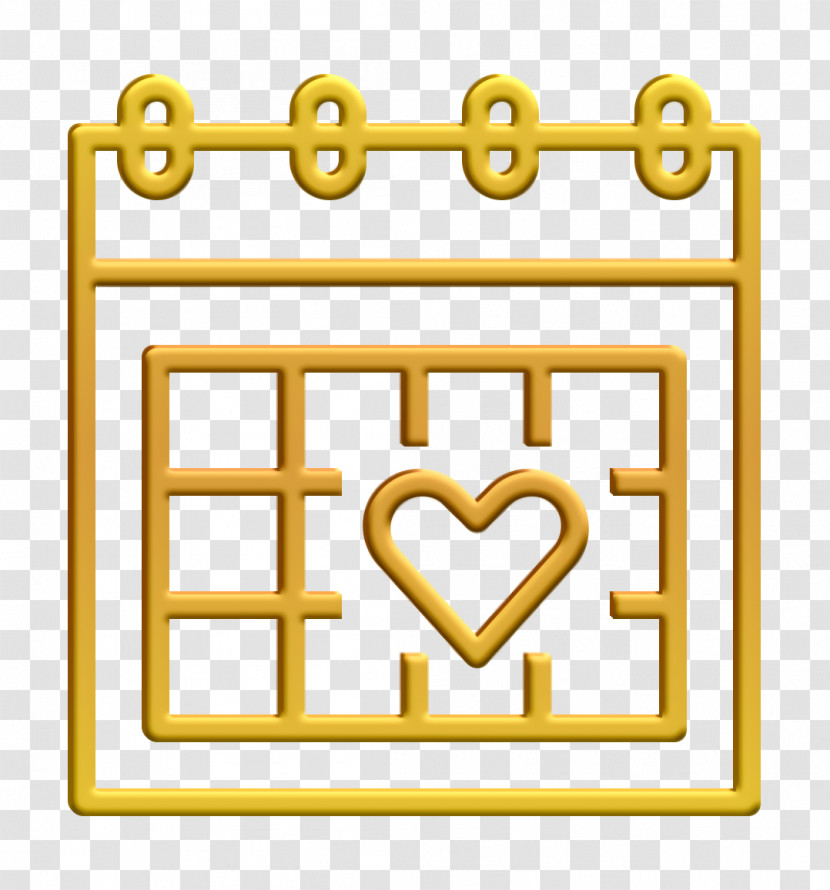Wedding Icon Calendar Icon Wedding Day Icon Transparent PNG