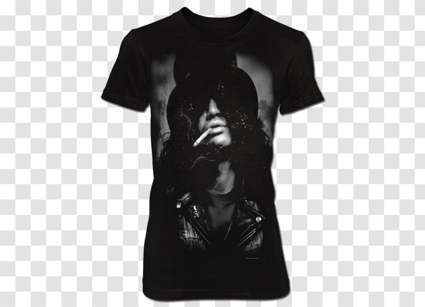 T-shirt Guns N' Roses Sleeve Punk Rock - Black Transparent PNG