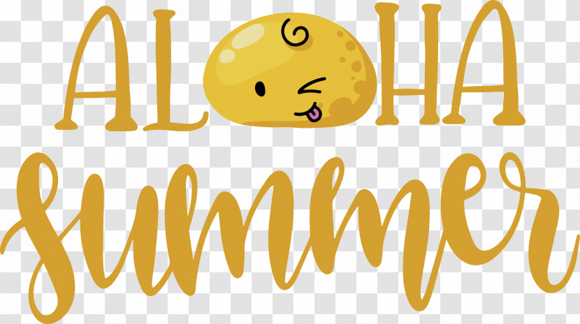 Aloha Summer Emoji Summer Transparent PNG