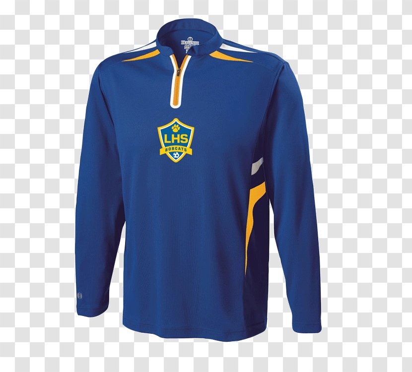 Long-sleeved T-shirt Sports Fan Jersey - Cobalt Blue Transparent PNG