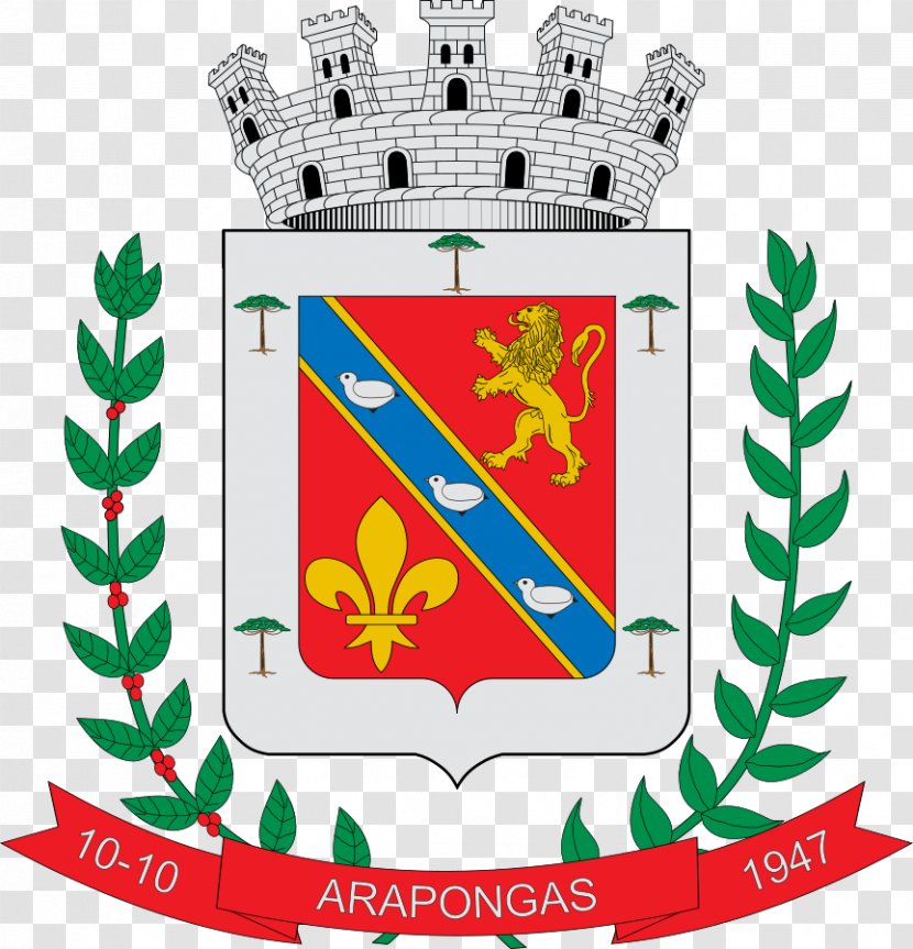 Arapongas Coat Of Arms Arapoti Heraldry Or - Tree Transparent PNG