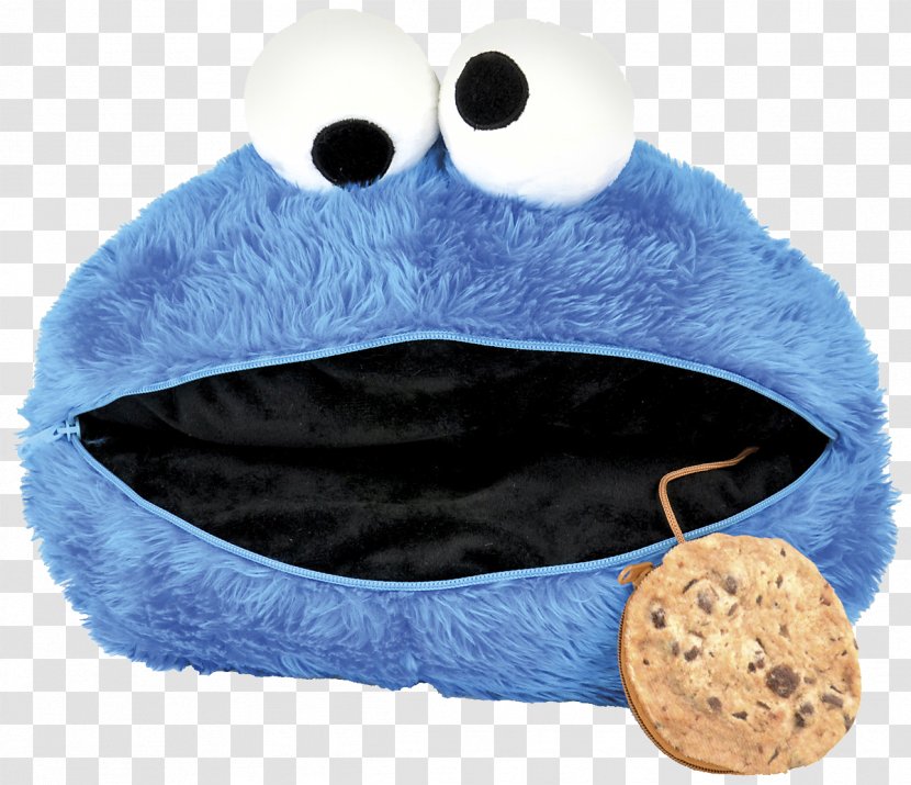Cookie Monster Pillow Cushion Grover Biscuits - Snout Transparent PNG