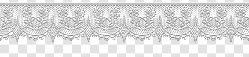 Black And White Monochrome Angle - Lace Boarder Transparent PNG