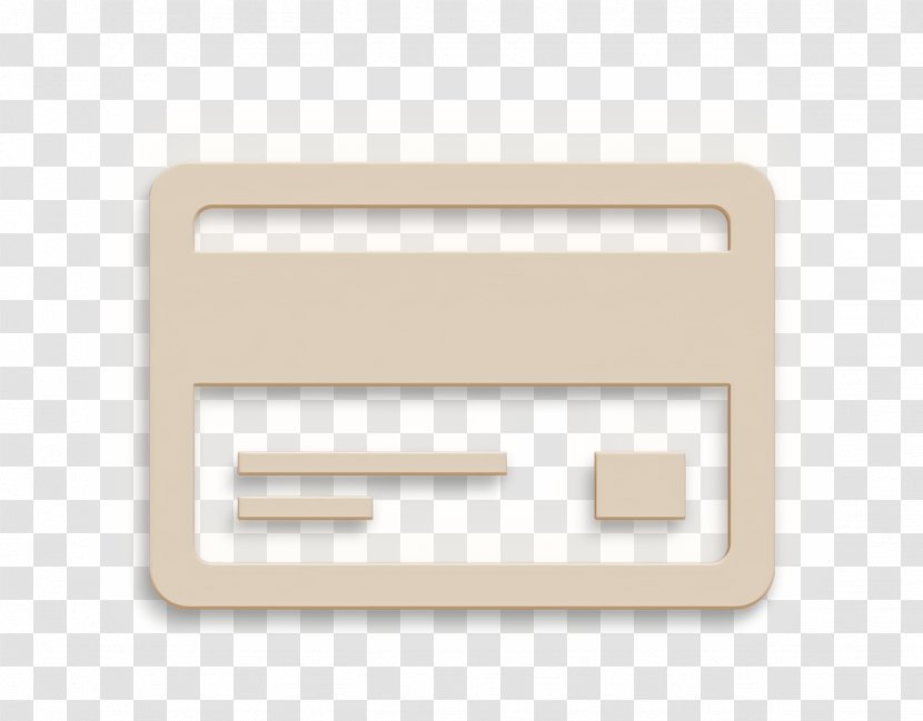 Card Icon - Rectangle Beige Transparent PNG