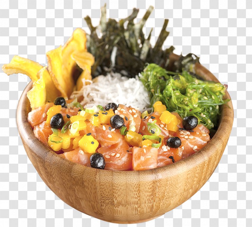 Vegetarian Cuisine Of Hawaii Poke Asian Recipe - Comfort Food - Hawaiian Transparent PNG