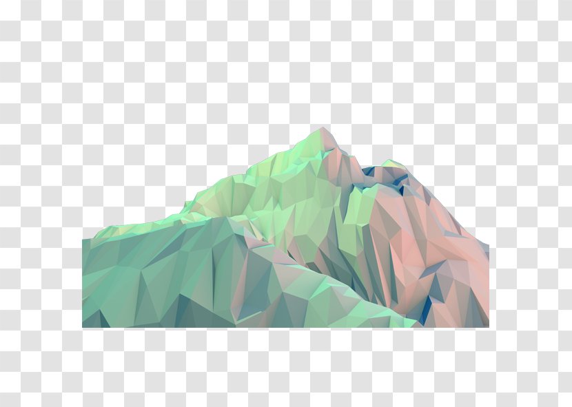 Geometry 3D Computer Graphics Film - Photography - Geometric Mountain Transparent PNG