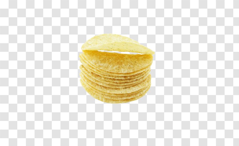 Pancake Crumpet Vegetarian Cuisine Junk Food Yellow - A Stack Of Potato Chips Transparent PNG