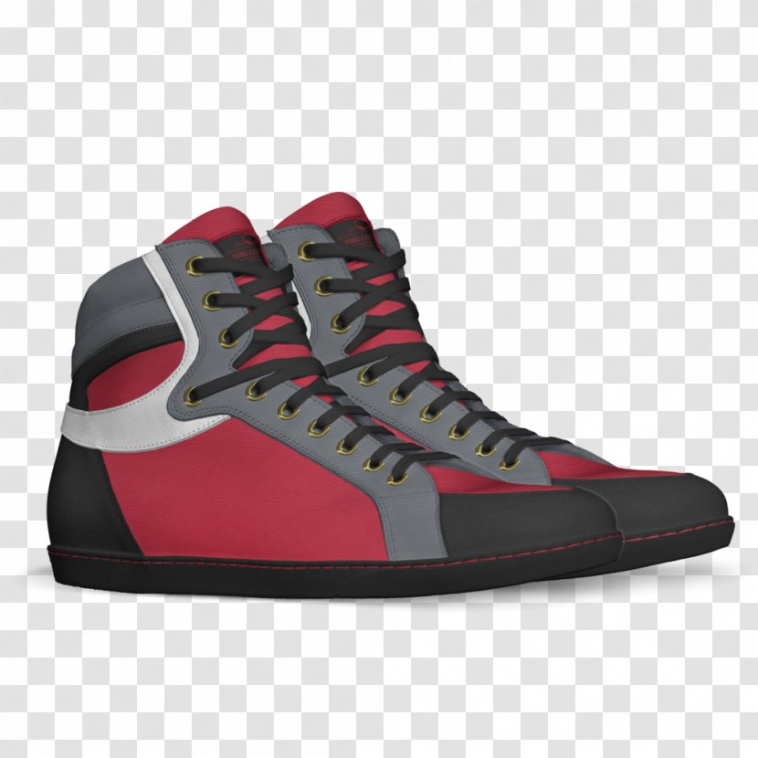 Skate Shoe Sneakers High-top Sportswear - Red Transparent PNG