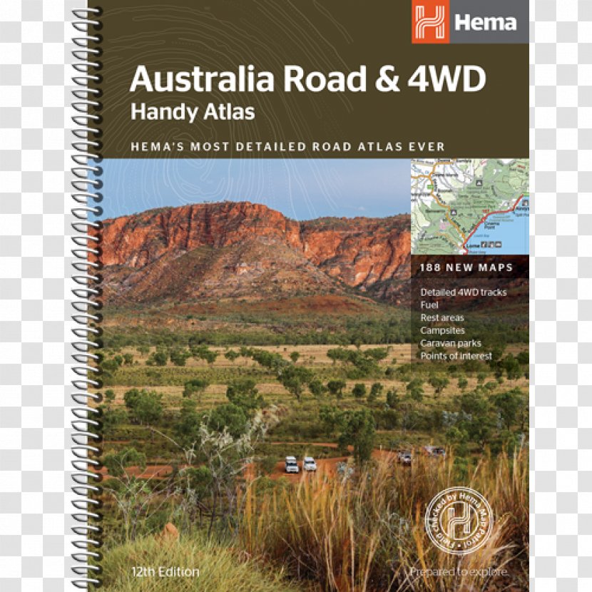 Australia Road & 4WD Easy Read Atlas Handy Touring And - Landscape Transparent PNG
