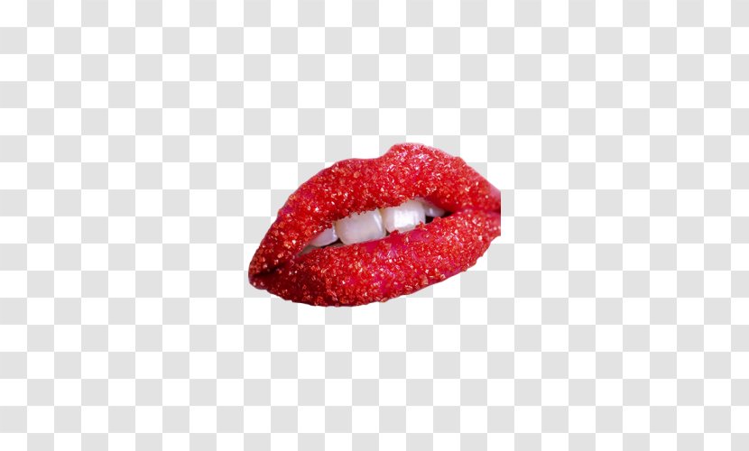 Lip Kiss Wallpaper - Heart - Creativity Red Lips Transparent PNG