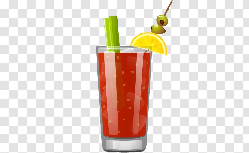 Bloody Mary Cocktail Garnish Drink Caesar - Rum Swizzle - Clipart Transparent PNG