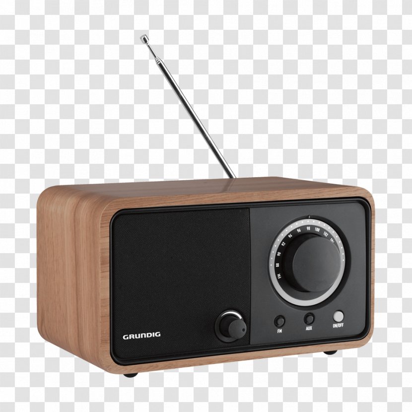 Grundig FM Broadcasting Table Radio Audio - Technology Transparent PNG