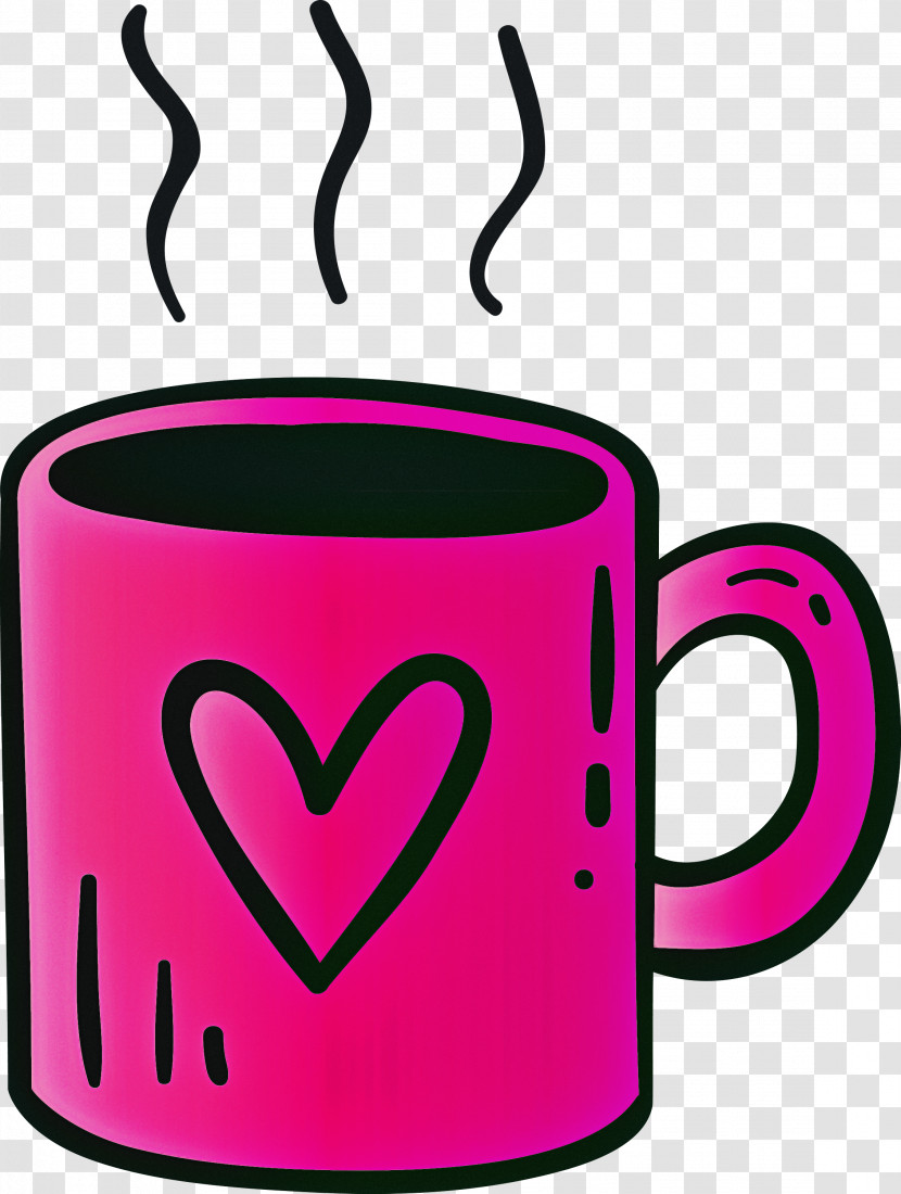 Valentines Day Mug Coffee Cup Transparent PNG