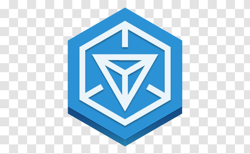 Blue Triangle Symmetry - Brand - Ingress Transparent PNG