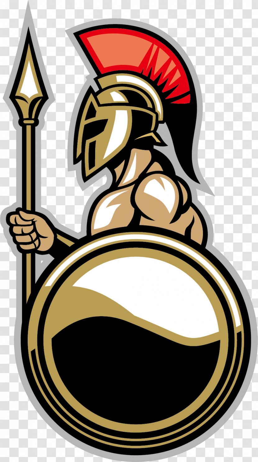 Roman Army Spartan Warrior Soldier - Symbol - Beautifully Textured Vector Material Transparent PNG