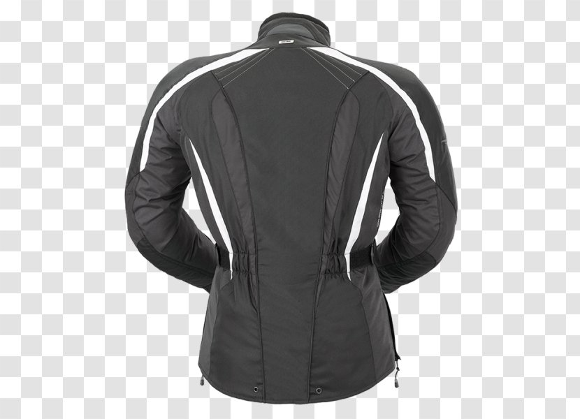 Jacket Sleeve Clothing Motorcycle Neck - Black M Transparent PNG